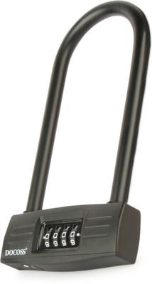 DOCOSS Carbon Steel Combination Lock For Helmet