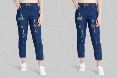 ZeuricCreation Regular Women Blue Jeans(Pack of 2)