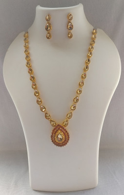 jpart Alloy Gold Jewellery Set(Pack of 1)