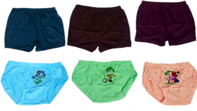 Pravjal Brief For Boys(Multicolor Pack of 6)