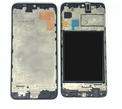 Sandreezz Samsung Galaxy M10 (LCD Frame Middle Chassis) Front Panel(Black)
