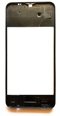 Sandreezz Samsung Galaxy M20 (LCD Frame Middle Chassis) Front Panel(Black)