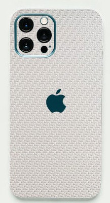 TJ CREATION APPLE iPhone 13 Pro Max Mobile Skin(Ultra Super White Carbon Fiber Skin With High Matte Finish.)