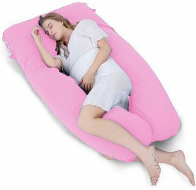 DORISTYLE Microfibre Solid Pregnancy Pillow Pack of 1(Pink)