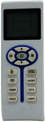 Piyush REMOTE AC 166 COMPATIBLE TO LLYOD Send old remote photo 9822247789 whatsapp for verification Remote Controller(White)