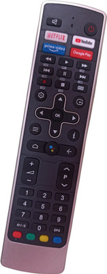 Ehop Compatible Remote control for  Smart Tv (Without Voice function VU Remote Controller(Black)