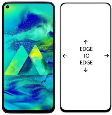 9H Edge To Edge Tempered Glass for Samsung Galaxy M40 -11D Glass (Pack Of 2 premium 11D)(Pack of 2)