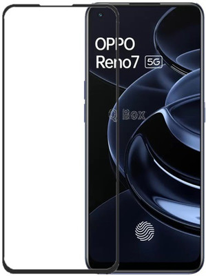 Q Box Edge To Edge Tempered Glass for Oppo Reno 7 5G(Pack of 1)