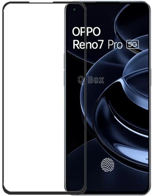 Q Box Edge To Edge Tempered Glass for Oppo Reno 7 Pro 5G(Pack of 1)