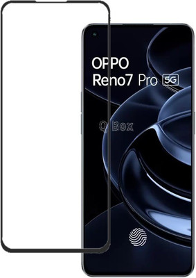 Q Box Edge To Edge Tempered Glass for Oppo Reno 7 Pro 5G(Pack of 1)