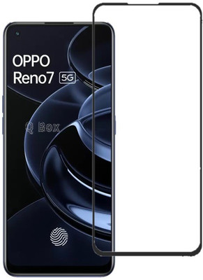 Q Box Edge To Edge Tempered Glass for Oppo Reno 7 5G(Pack of 1)