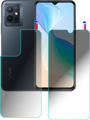PONDRIK Front and Back Screen Guard for VIVO Y75 5G(Pack of 2)