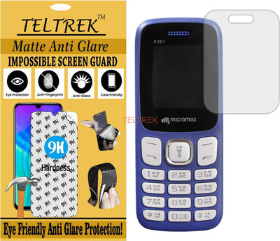 TELTREK Impossible Screen Guard for MICROMAX X381(Pack of 1)