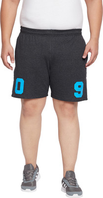 bigbanana Solid Men Grey Regular Shorts