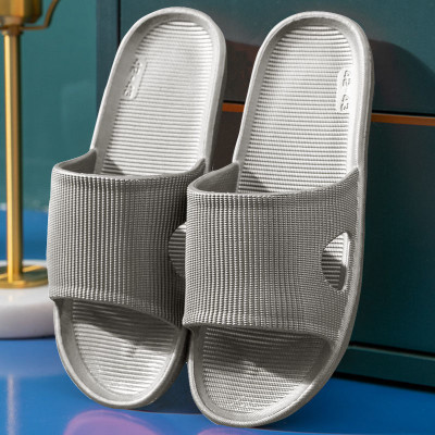 DRUNKEN Men Slipper For Men's Flip Flops Massage Fashion Slides Open Toe Non Slip Dark Grey Slides(Grey , 9)