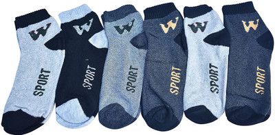 Ninteen-69 Men Printed Ankle Length(Pack of 6)