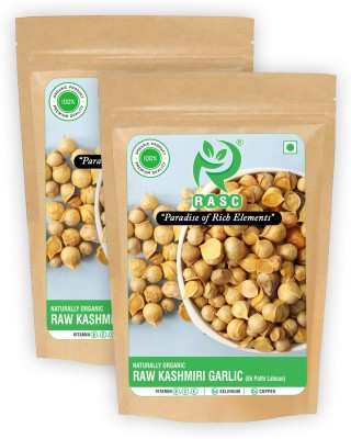 RASC Kasmiri Garlic I Kasmiri Lehsun I Pack of 2 I Each Pack 500g(2 x 0.5 kg)