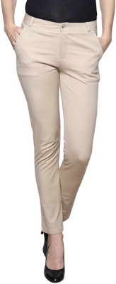 Blue Ronin Regular Fit Women Beige Trousers