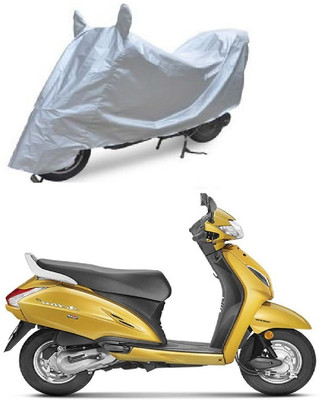 A2D Two Wheeler Cover for Honda(Activa 5G, Silver)