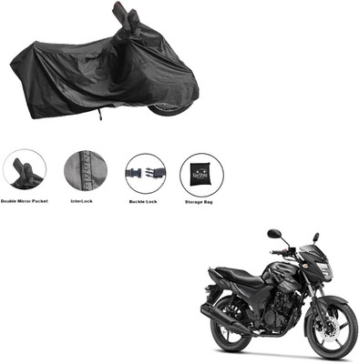 RiderShine Waterproof Two Wheeler Cover for Yamaha(SZ-RR, Black)