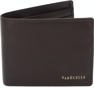 VAN HEUSEN Men Casual Brown Artificial Leather Wallet(6 Card Slots)