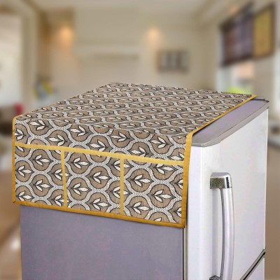 E-Retailer Refrigerator  Cover(Width: 53 cm, Gold)