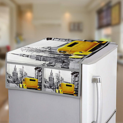 E-Retailer Refrigerator  Cover(Width: 53 cm, Multicolor)