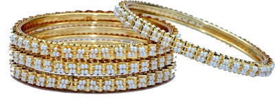 Atifa Alloy Gold-plated Bracelet Set(Pack of 4)