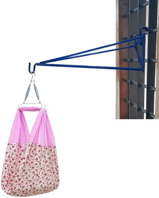 Q8 Twinkle New Born Baby Window Cradle Hanger Baby Window Cradle / Jhula / Iron Hanger(Blue)