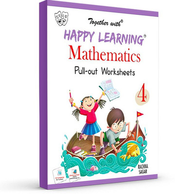 Happy Learning Pull out Worksheets Mathematics for Class 4(English, Paperback, Rachna Sagar)