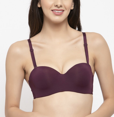 Briafinz Women Push-up Lightly Padded Bra(Purple)