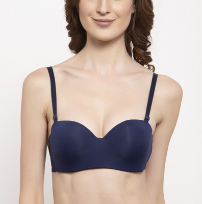 Briafinz Women Push-up Lightly Padded Bra(Blue)