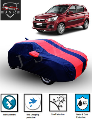 J S R Car Cover For Maruti Suzuki Alto K10 (With Mirror Pockets)(Red, Blue)