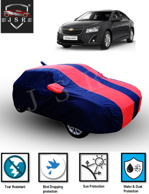 J S R Car Cover For Chevrolet Cruze (With Mirror Pockets)(Red, Blue)