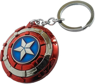 NABAANI Metal Avengers Superhero Captain America Shield Key Chain(Multicolor)