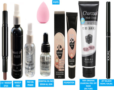 INWISH BEST EVER FACE MAKEUP ESSENTIAL COMBO FOR GIRLS & WOMEN SET OF 8 AFT-08(8 Items in the set)