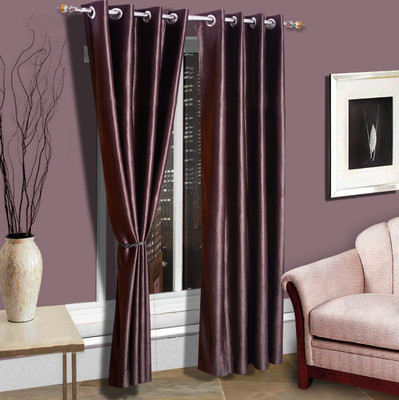 41% OFF on KANUSHI 213 cm (7 ft) Polycotton Blackout Door Curtain (Pack Of 2)(Solid, Brown) 41% OFF on KANUSHI 213 cm (7 ft) Polycotton Blackout Door Curtain (Pack Of 2)(Solid, Brown)