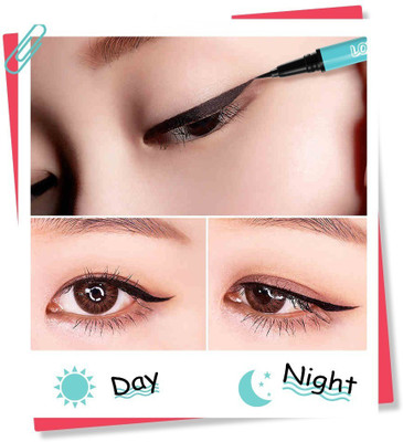 KA-KAIASHA FISH SHAPE WATERPROOF PEN EYELINER (PACK OF 1 ) 5 g(BLACK)