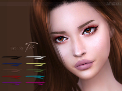 KA-KAIASHA FISH SHAPE EYELINER WATERPROOF AND LONGLASTING PACK OF 1 (6.2G) 6.2 ml(BLACK)