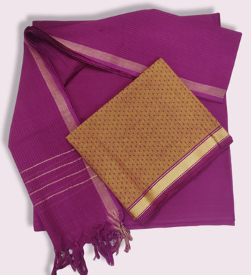 SHREE MAHAVEER HANDLOOMS Cotton Blend Printed Salwar Suit Material