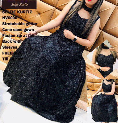 Sadbhav Anarkali Gown(Black)
