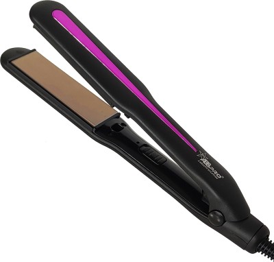 Abs Pro Professional ABS Ceramic Coating Hair Straightening Iron Unique New Technology Hair Straightener(Black)