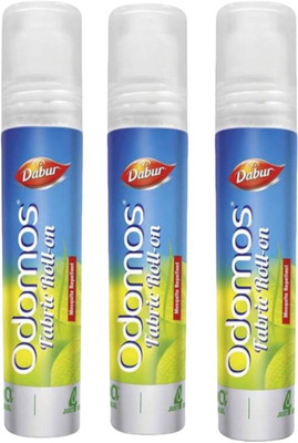 Odomos fabric roll on pack of 3 (3 x 1 Units)(3 x 8 ml)