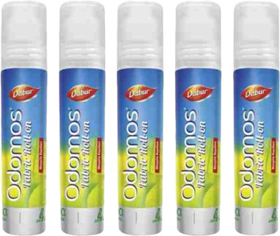 Odomos fabric roll on pack of 5 (5 x 8 ML)(5 x 8 ml)