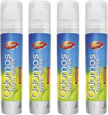 Odomos fabric roll on pack of 4 (4x8ML)(4 x 8 ml)