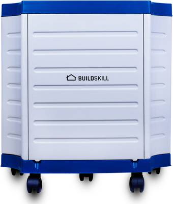 BUILDSKILL BIT051-Blue Trolley for Inverter and Battery  (White)