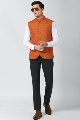 PETER ENGLAND Sleeveless Printed Men Jacket