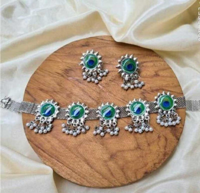 Sinha Creation Alloy Silver Jewellery Set(Pack of 1)