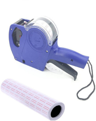 Sadarbazaarsales.Com Blue MX-5500 New Price Labeler Printer with 10 white Roll Label Stamping Machine(Semi Automatic)