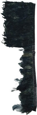 Shyam Diwane Feather Wings Fur Trim Fringe Lace Reel (4-5 Inch Width) Length 8Metre Lace Reel(Pack of 1)